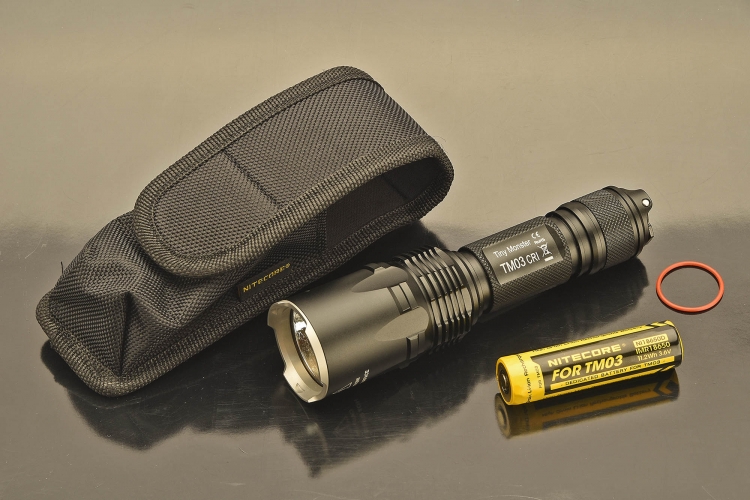 La torcia Nitecore TM03 CRI offre un livello d'emissione luminosa di ben 2600 Lumen