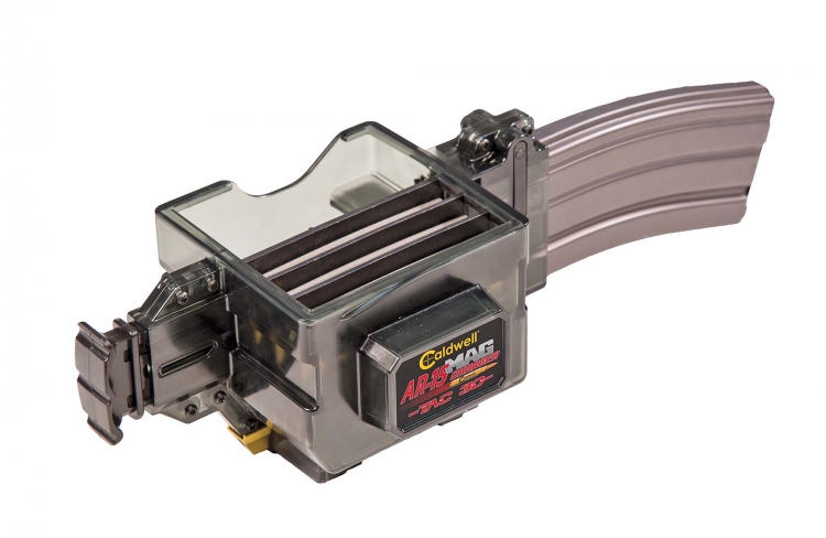 The Caldwell Mag Charger TAC-30 Caldwell's Mag Charger TAC-30 is conceived to load STANAG 4179 compliant magazines