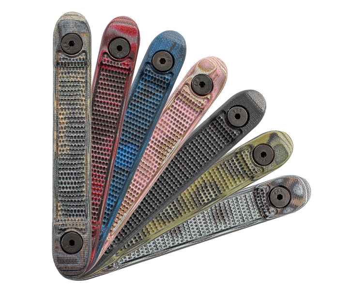 Hogue G10 KeyMod rail covers for AR rifles The available colors for the new Hogue G10 KeyMod rail covers for AR rifles