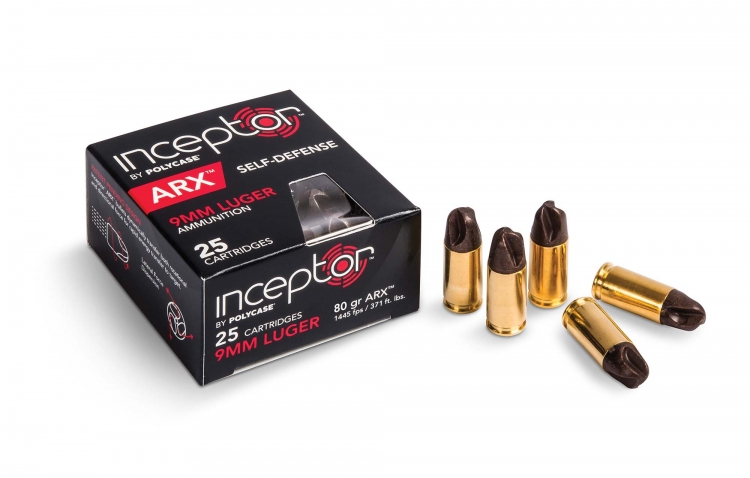 New Ruger ARX self-defense pistol ammunition The Polycase Inceptor ARX ammunition, out of which is born the new Ruger ARX self-defense ammunition