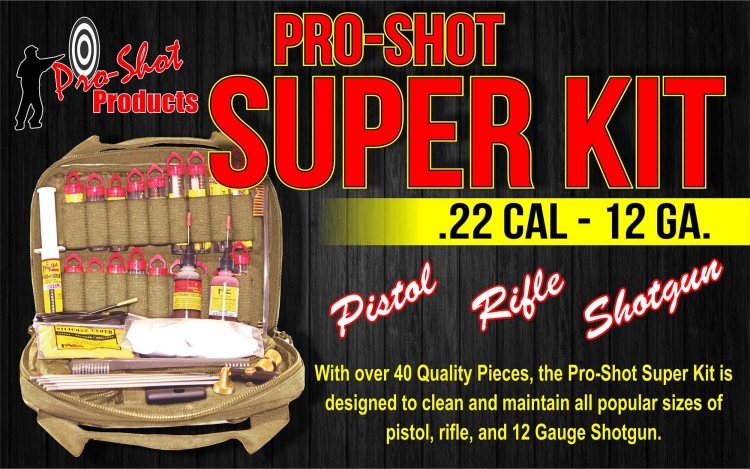 Waffen Ferkinghoff showcases at IWA 2016 The new Pro Shot Super Kit for .22 to 12 Gauge calibers, from Pro Shot Products, one of the brands distributed by Waffen Ferkinghoff