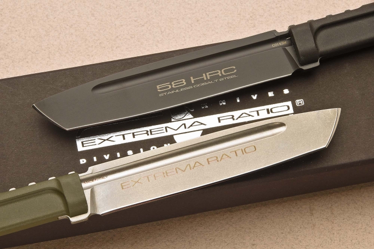 The Extrema Ratio Mamba is a fixed blade, multipurpose knife, designed for security operators who need a light and compact blade, yet maintaining the cut and perforation abilities typical of larger blades. 