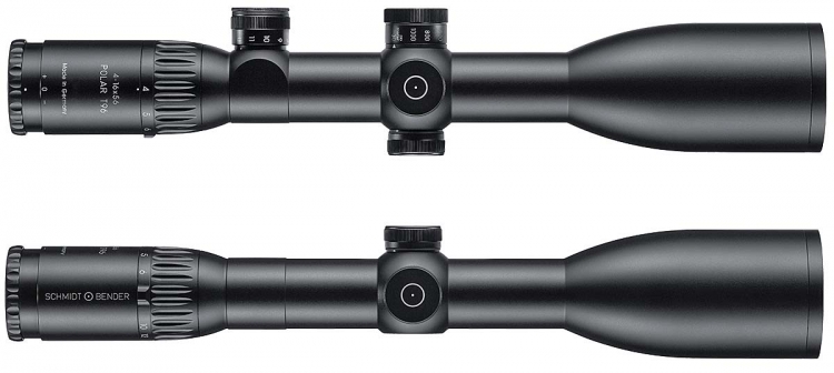 Le nuove ottiche Schmidt & Bender per il 2016 Come le prime varianti della linea Polar T96, i due nuovi modelli 3-12x54 e 4-16x56 offrono un livello di trasmissione luminosa che supera il 96%