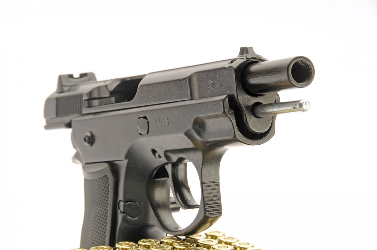 Signal pistols have an open, front firing barrel