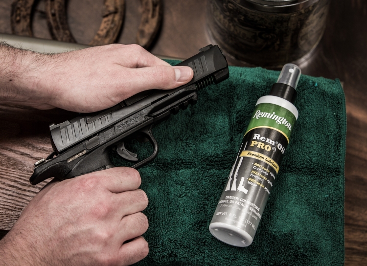 Remington RP9: the new polymer pistol from the "Big Green R" The Remington RP9 is easily stripped for cleaning and maintenance