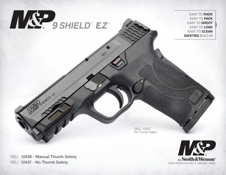 Safety recall for Smith & Wesson M&P-9 and M&P-380 Shield EZ pistols Safety recall for Smith & Wesson M&P-9 and M&P-380 Shield EZ pistols