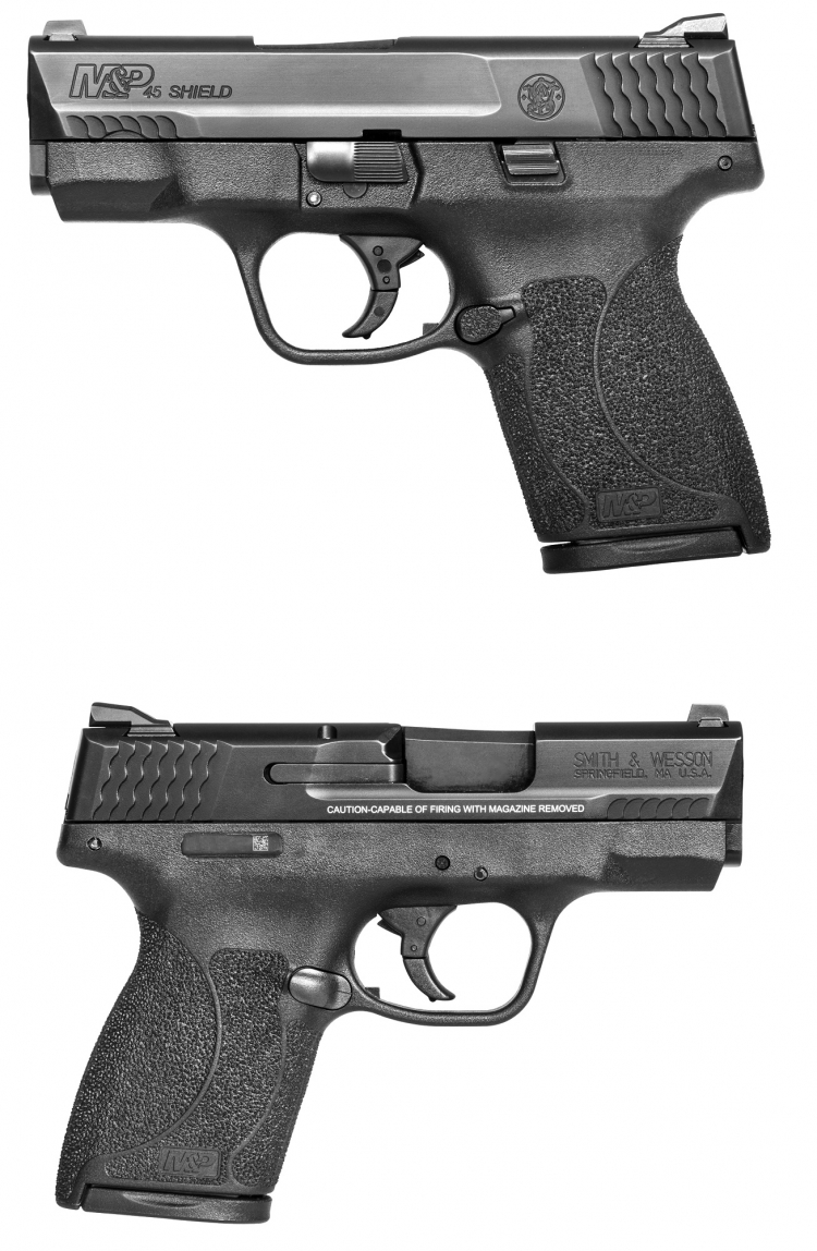 Smith & Wesson's three new M&P pistols The Smith & Wesson M&P SHIELD subcompact pistols are now available in .45 ACP