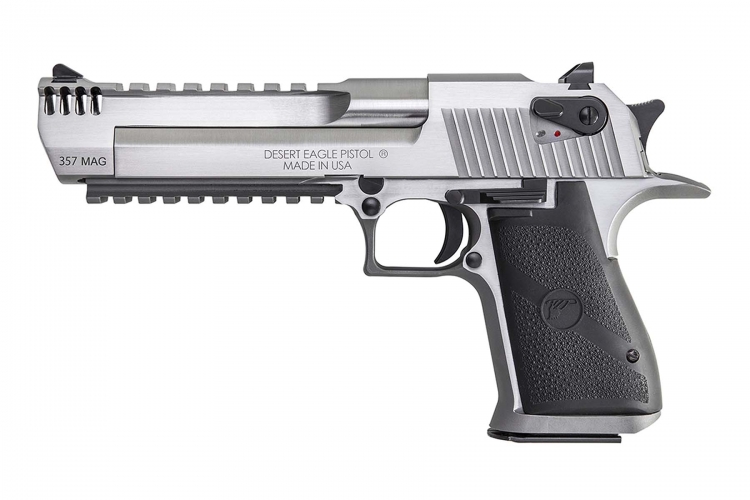 From Magnum Research, two New Desert Eagles in All Stainless Steel From Magnum Research, the Desert Eagle Pistol Stainless Steel .357 Magnum