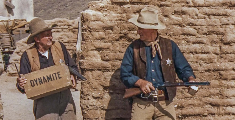 Chiappa 1892 lever action rifle John Wayne e il suo Winchester 1892, nel film "Un Dollaro d'Onore" (Rio Bravo) del 1959