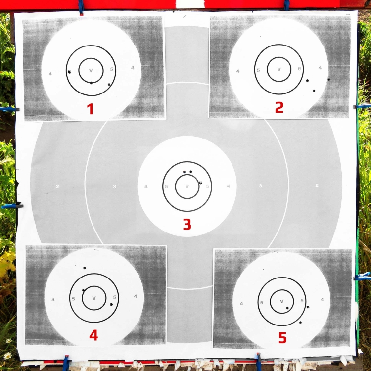 Sabatti Saphire: a surprising hunting carbine 5 three-shot groups at 600 yards