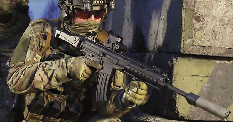 Heckler & Koch HK433: Bundeswehr's next assault rifle (?) The Heckler & Hock HK433 was first announced by 'Europäische Sicherheit & Technik'