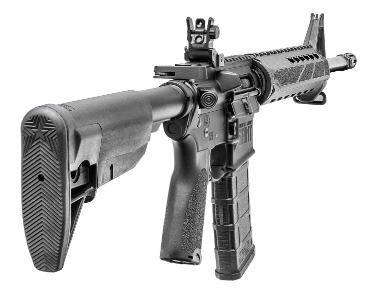Springfield Armory SAINT, the new 5.56mm semiauto rifle The furniture of the Springfield Armory SAINT rifle are supplied by Bravo Company Manufacturing