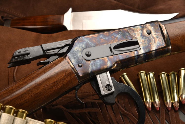 La tartarugatura nelle armi classiche La bella tartarugatura della replica del Winchester 1886 di Pedersoli
