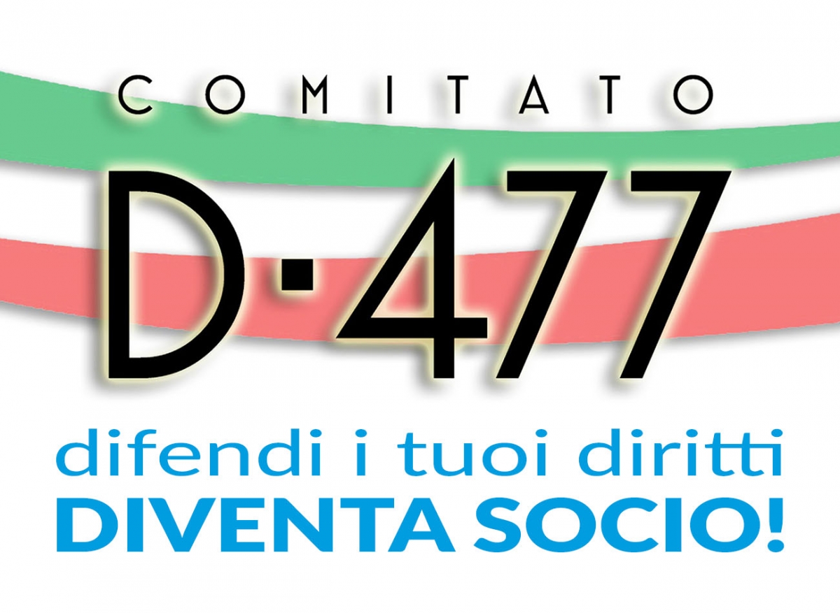 Dopo tutto questo, non pensate sia arrivato il momento di dare ancora più forza al Comitato Direttiva 477? Diventate soci!