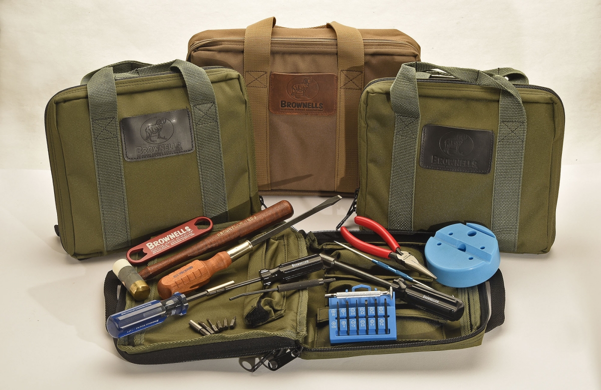 I Brownells Maintenance Field Packs sono kit da armaioli pronti all&#039;uso specificatamente pensati per un uso intensivo