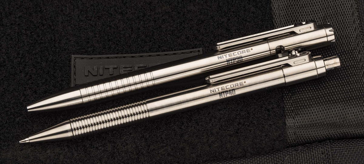 Nitecore NTP30 e NTP40: le penne tattiche... titaniche!