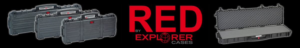 Custodie per fucili Explorer Cases RED