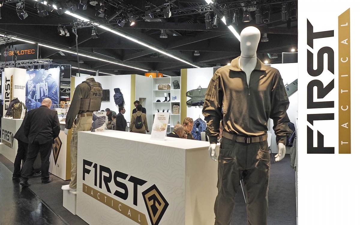 Novità First Tactical 2017 Lo stand della First Tactical all'edizione 2017 dell'IWA di Norimberga