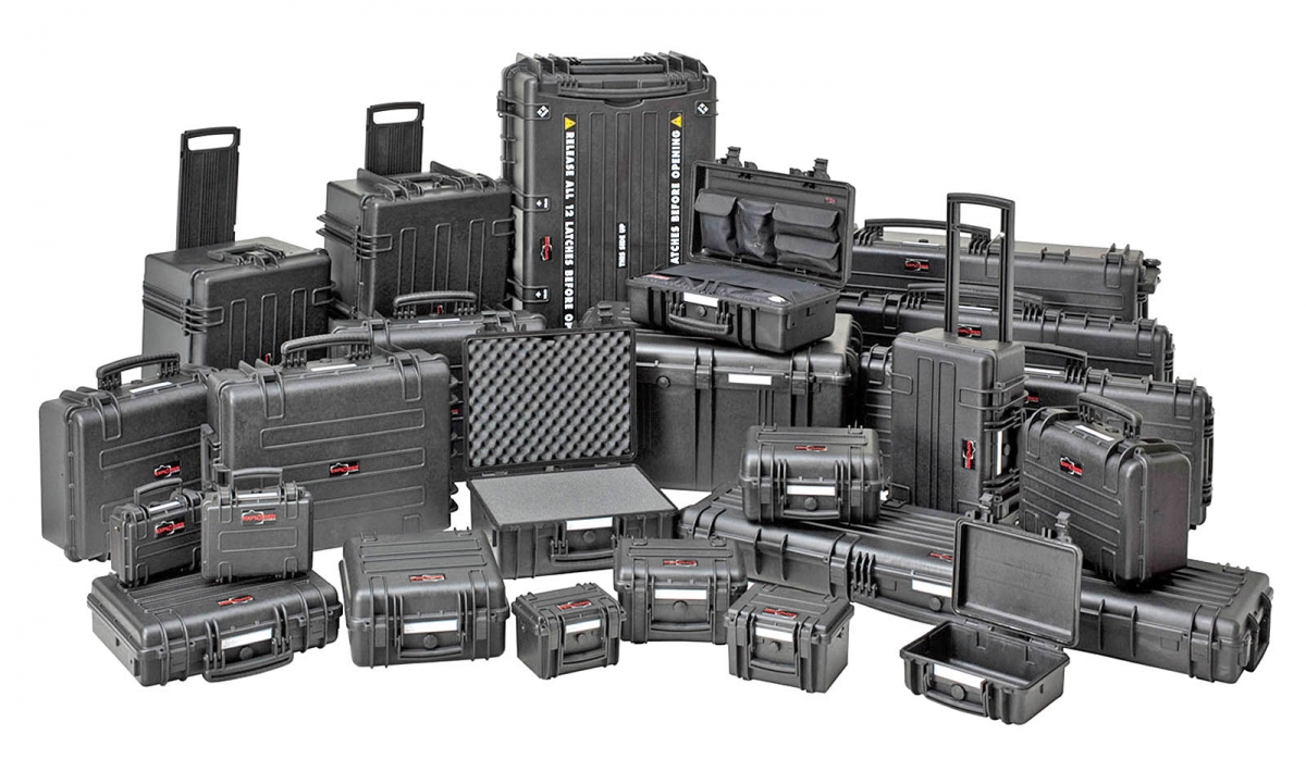 Explorer Cases: una linea completa di valigie impermeabili a tenuta stagna, certificate a standard militari, per armi e altre attrezzature delicate