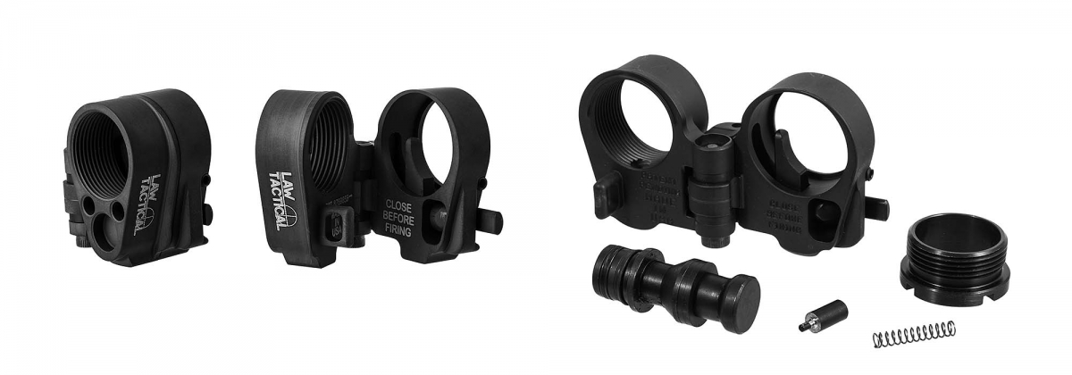 Lo AR Folding Stock Adapter Gen 3-M, prodotto dalla Law Tactical, è un adattatore che consente l'uso di calcioli pieghevoli su fucili e carabine di derivazione AR-15