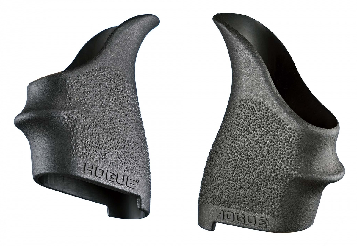 Many polymer pistols do not have easily replaceable grips – and the solution is new HandALL Beavertail grip sleeves