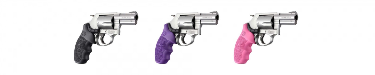 Impugnature Hogue “Laser Enhanced” Le impugnature Hogue LE con laser integrato per revolver con telaio Smith & Wesson J-Frame