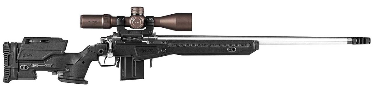 MDT JAE-G5 chassis, new and updated for Remington 700 action rifles MDT JAE-G5 chassis, new and updated for Remington 700 action rifles
