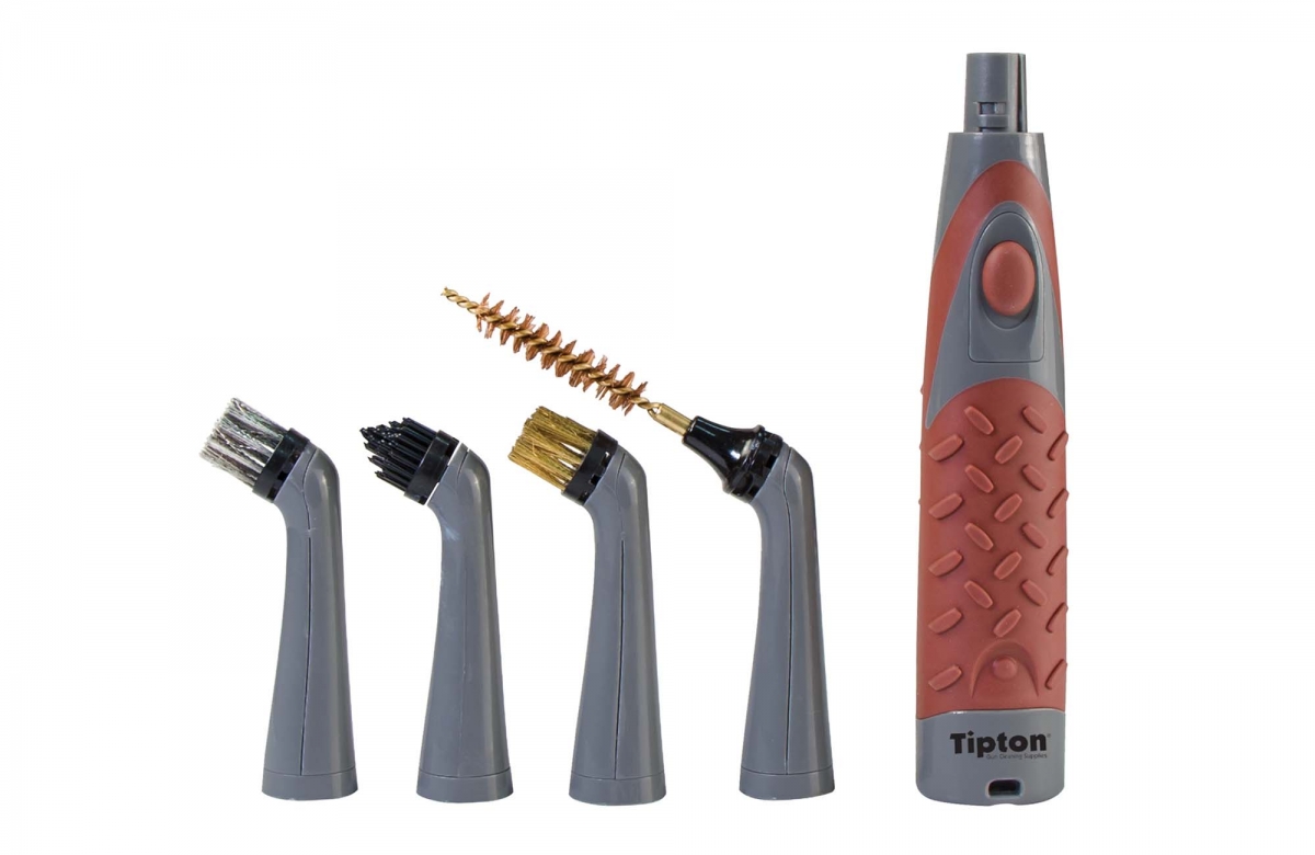Tipton Power Clean Electric Gun-Cleaning Brush Kit 4 different brushes are included in the kit