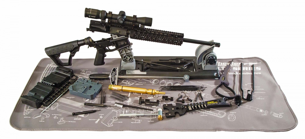 Wheeler AR-15 Ultra Armorers Kit, per la manutenzione del Black Rifle Wheeler "AR-15 Ultra Armorers Kit": il set completo