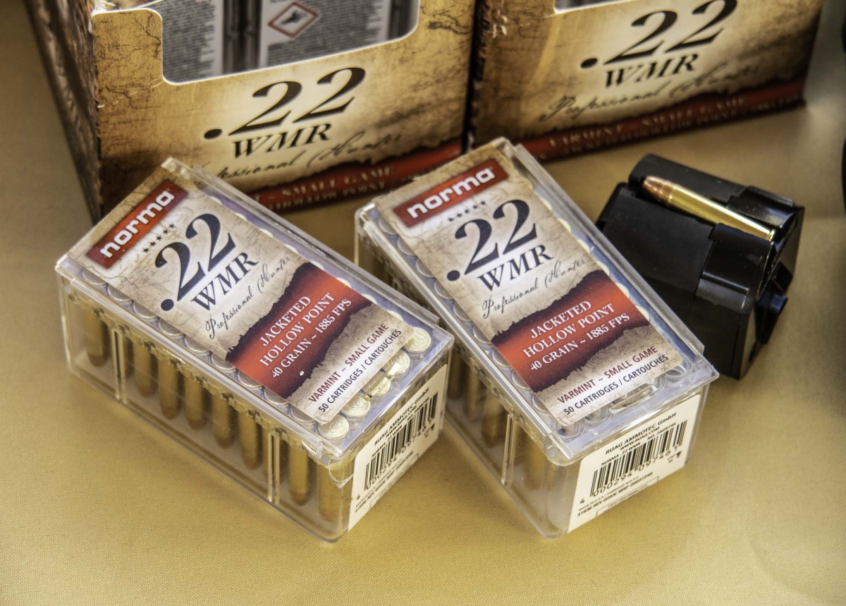 Norma .22 WMR Jacketed Hollow Point ammunition Norma .22 WMR Jacketed Hollow Point ammunition
