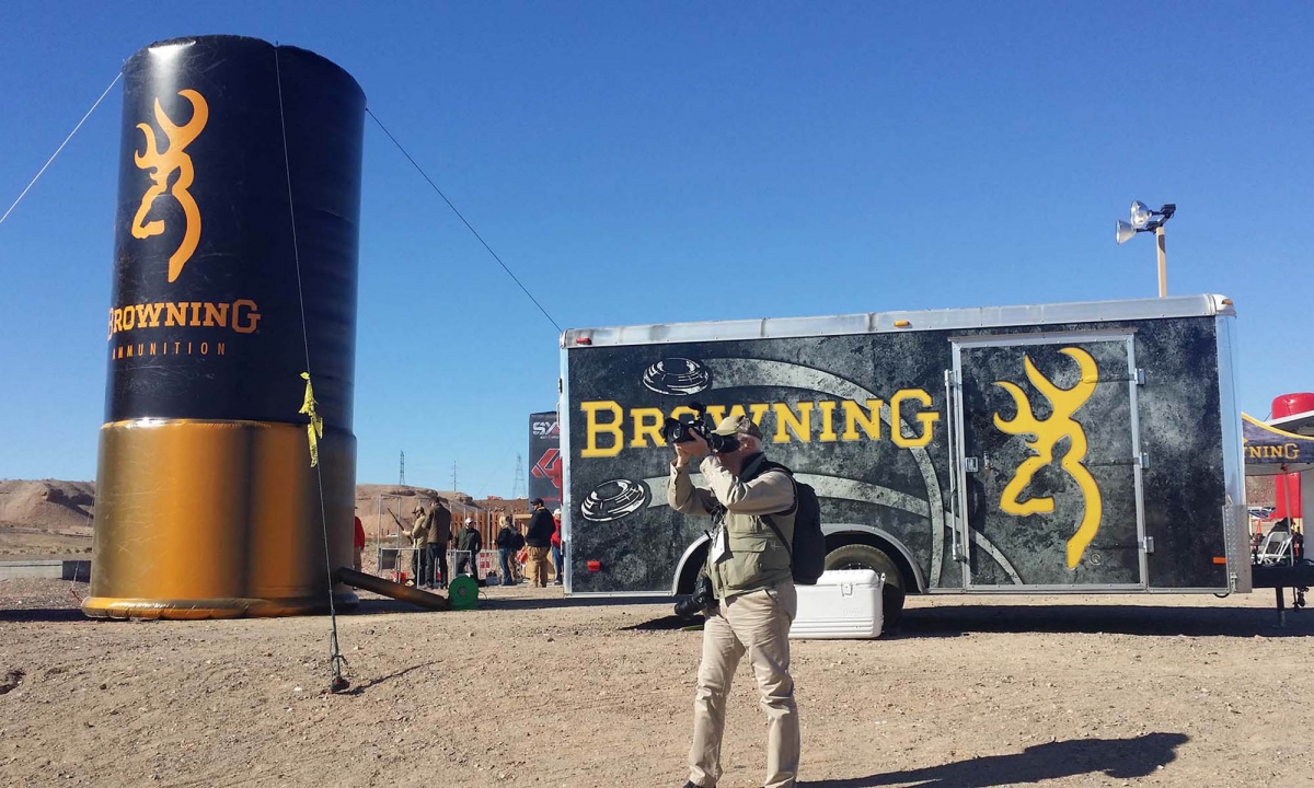 Browning new hunting ammunition for 2017 Browning ammunition at the Industry Day at the Range