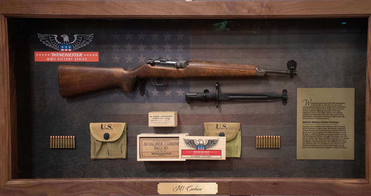 Winchester WWII Victory Series ammunition in 12-gauge and .30 M1
