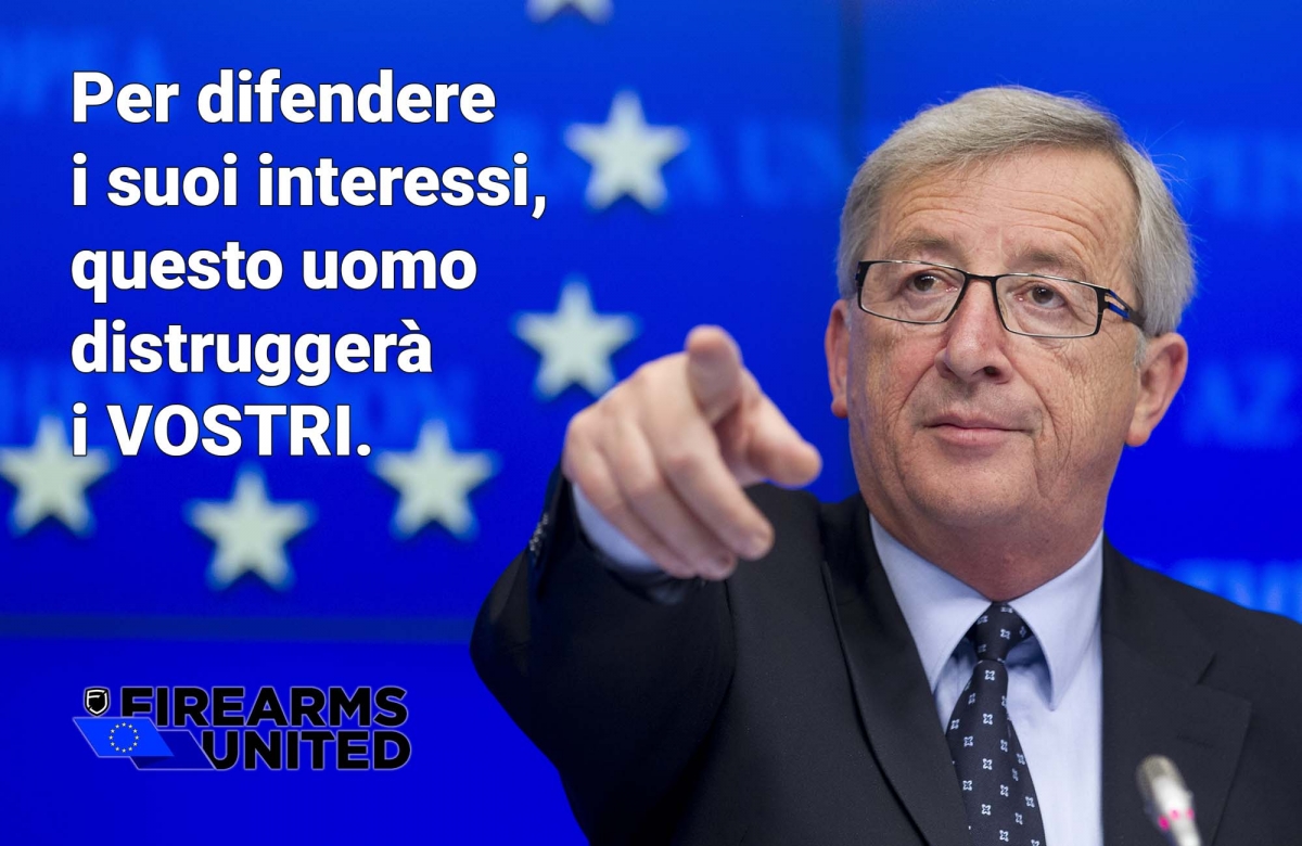 Direttiva Europea Armi: la Commissione tenterà di forzare il Consiglio? Jean-Claude Juncker, Presidente della Commissione Europea, non intende demordere dal suo intento di approfittare di tempi di così profonda crisi per disarmare i cittadini onesti