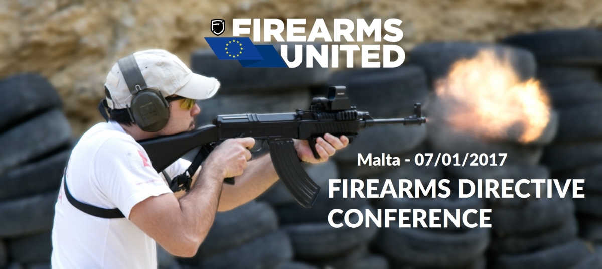Firearms United opens 2017 in full swing! January's event will be another show of force as the Republic of Malta will hold the Presidency of the EU until June 2017