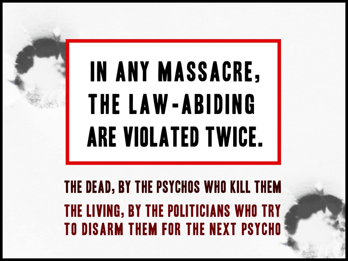 Las Vegas shooting: one more reason to learn that guns are NOT the problem!