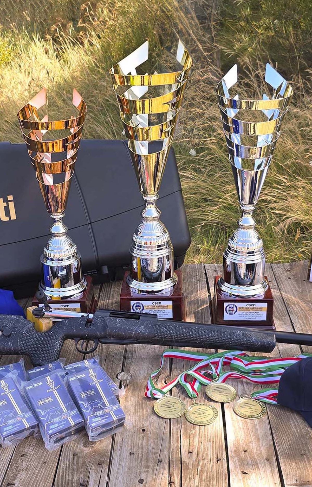 Trofeo Fiocchi-Sabatti 2025, resoconto per immagini I trofei e le medaglie sono stati forniti dal settore nazionale Sicurezza e Formazione dello CSEN