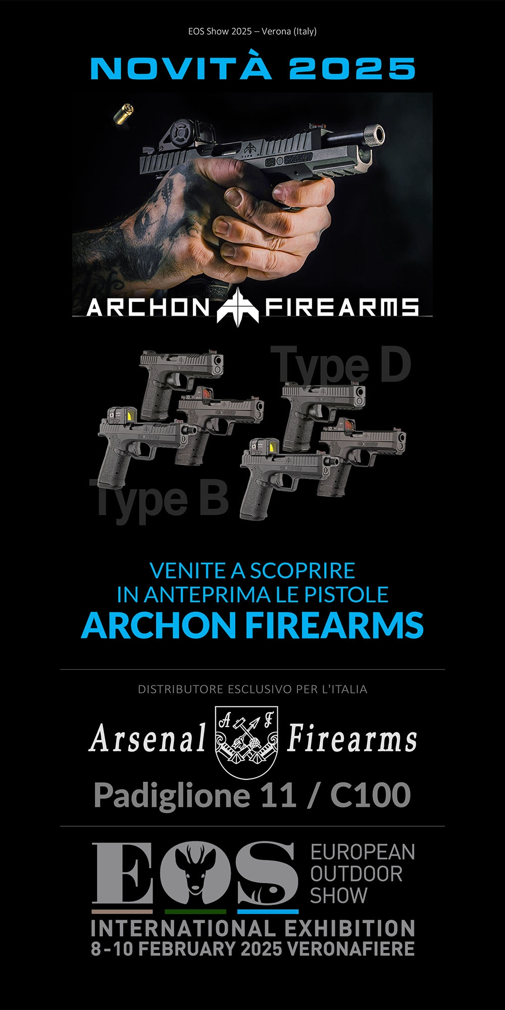 EOS 2025: le pistole Archon Firearms arrivano (finalmente) anche in Italia EOS 2025: le pistole Archon Firearms arrivano (finalmente) anche in Italia