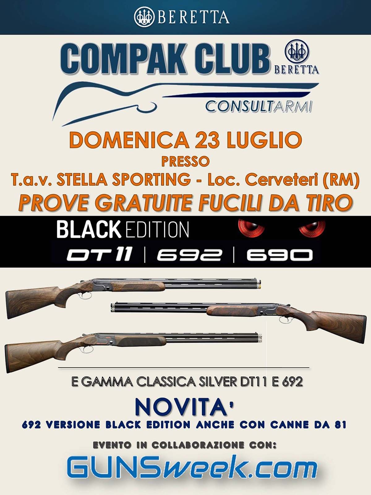 Compak Club Consultarmi - gara TAV Cerveteri 2017