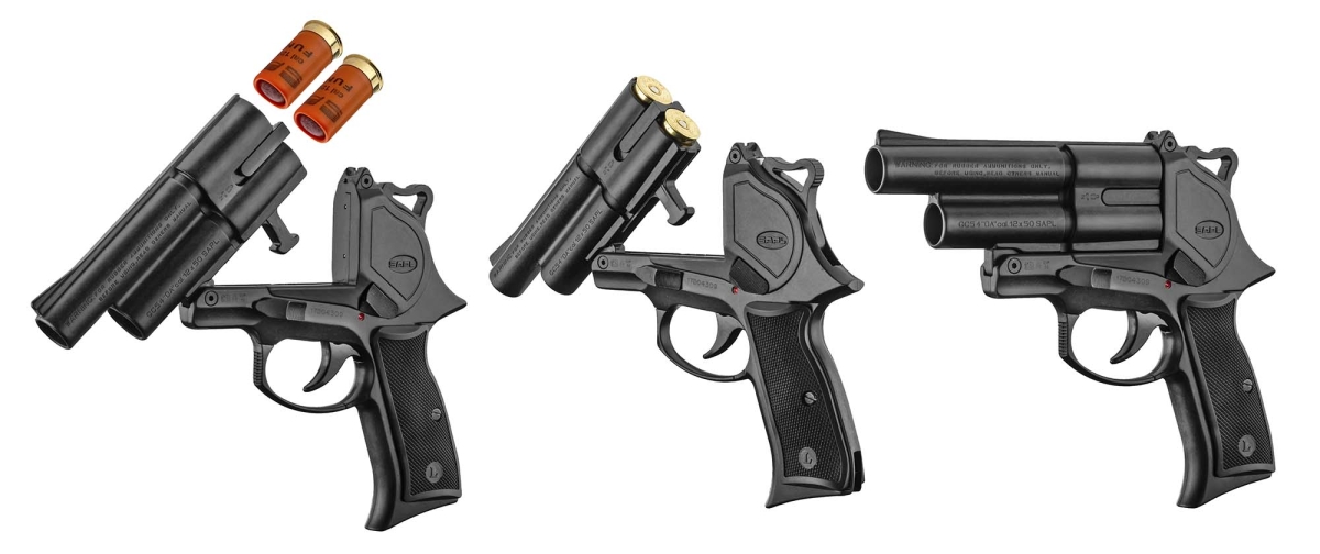 SAPL: gli specialisti europei del Less-Lethal Pistola calibro 12 a due colpi SAPL GC54