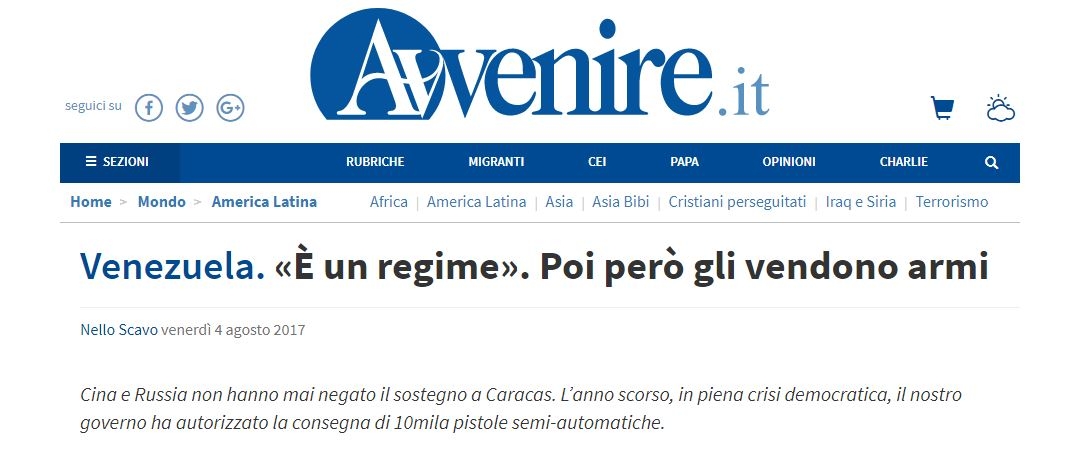 Arsenal Firearms - comunicato stampa