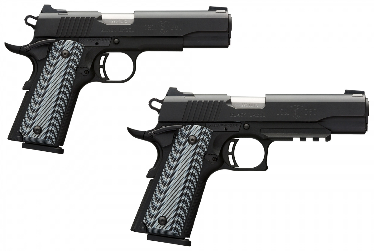 Browning's new guns for late 2016 The new Browning 1911-380 Black Label Pro pistols
