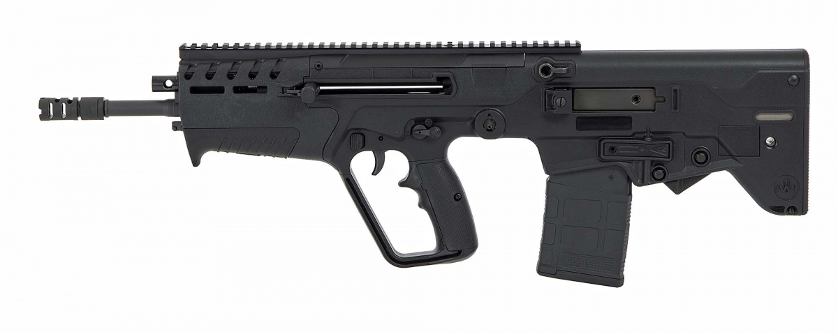 Il lato destro del nuovo fucile bull-pup IWI Tavor 7