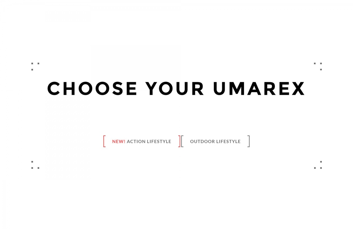 The all new Umarex website! Action lifestyle or outdoor lifestyle? Choice is yours!