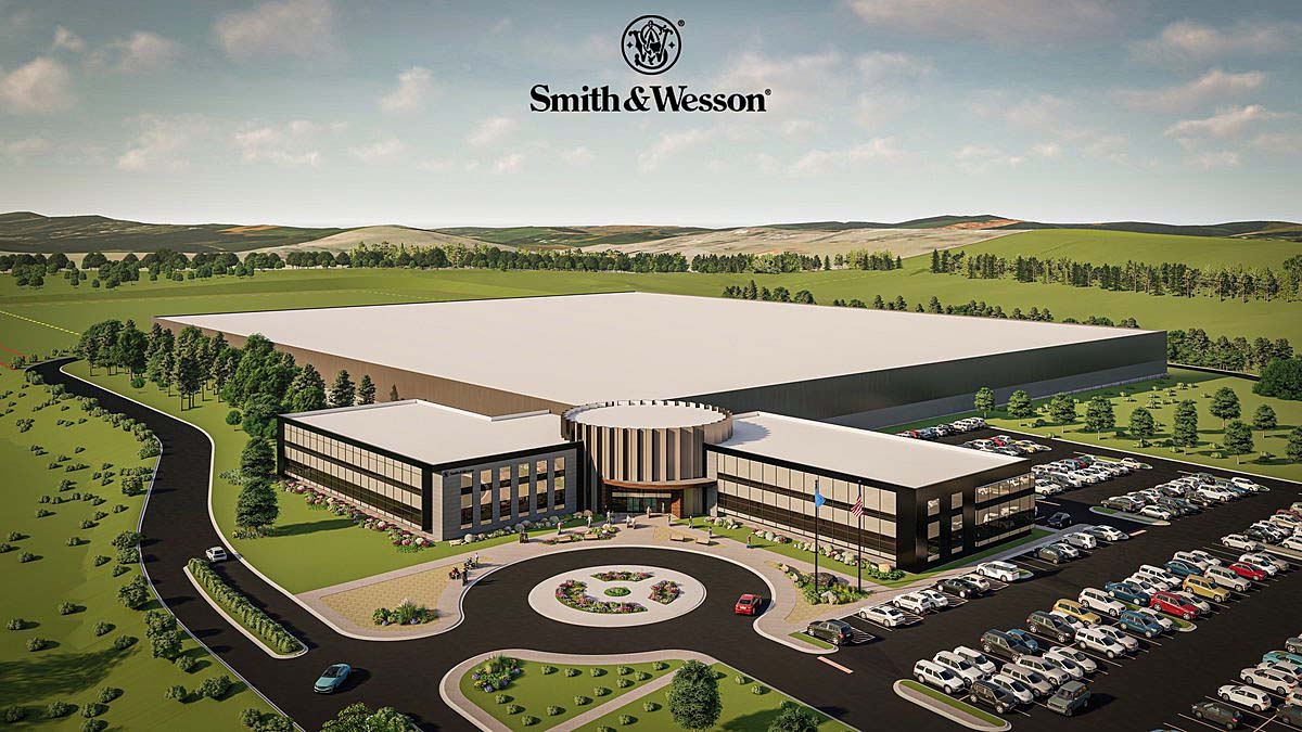 Smith & Wesson si trasferisce in Tennessee! Un'immagine di quello che sarà il nuovo quartier generale Smith & Wesson a Maryville (Tennessee)