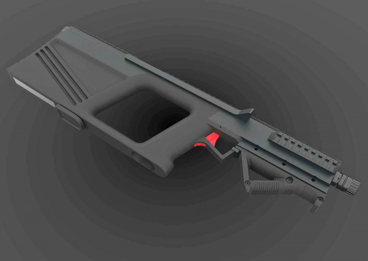 New projects from Tecnostudio Engineering 'Tecnogun': quite a proper name for the latest bullpup design from Tecnostudio Engineering