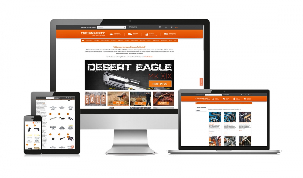 Waffen Ferkinghoff launches the new online shop