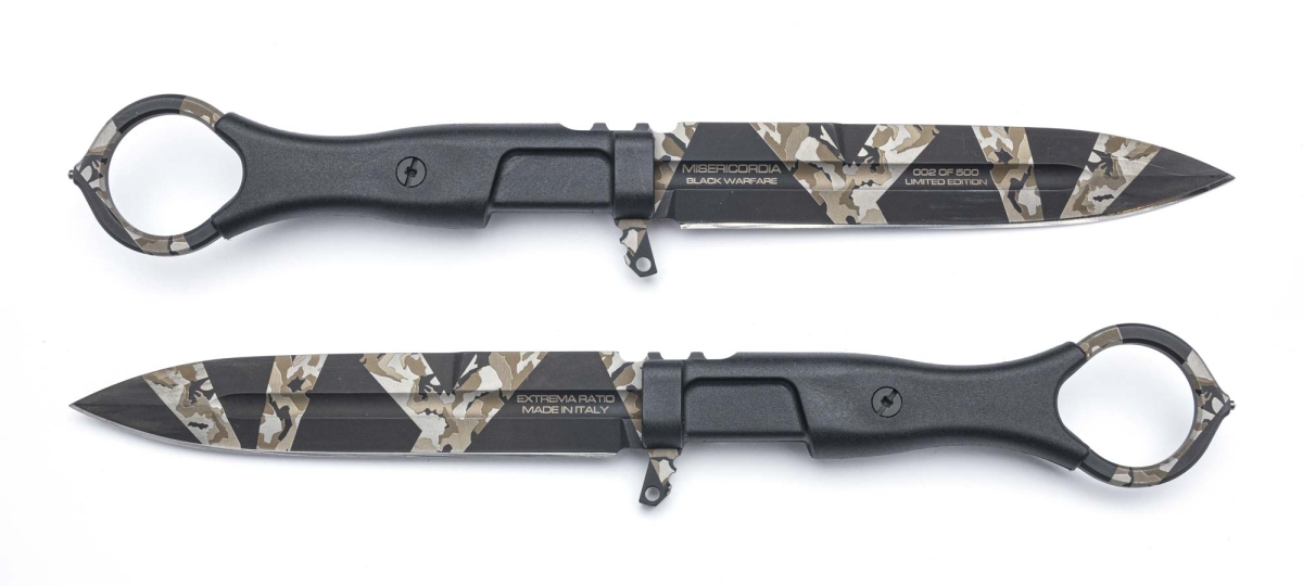 25 anni Extrema Ratio: Misericordia "Black Warfare" Limited Edition 25 anni Extrema Ratio: Misericordia "Black Warfare" Limited Edition