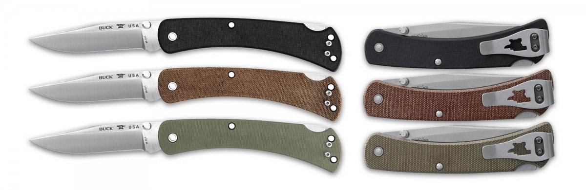 La nuova serie Buck Slim Pro, disponibile nelle varianti 110 e 112