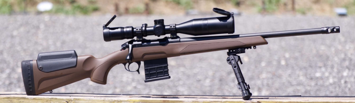 I MOA sono più precisi dei MIL? Le ottiche in MIL sono sempre più usate in ogni ambito, come su questa carabina Sabatti Shooter adatta per tiro e caccia.
