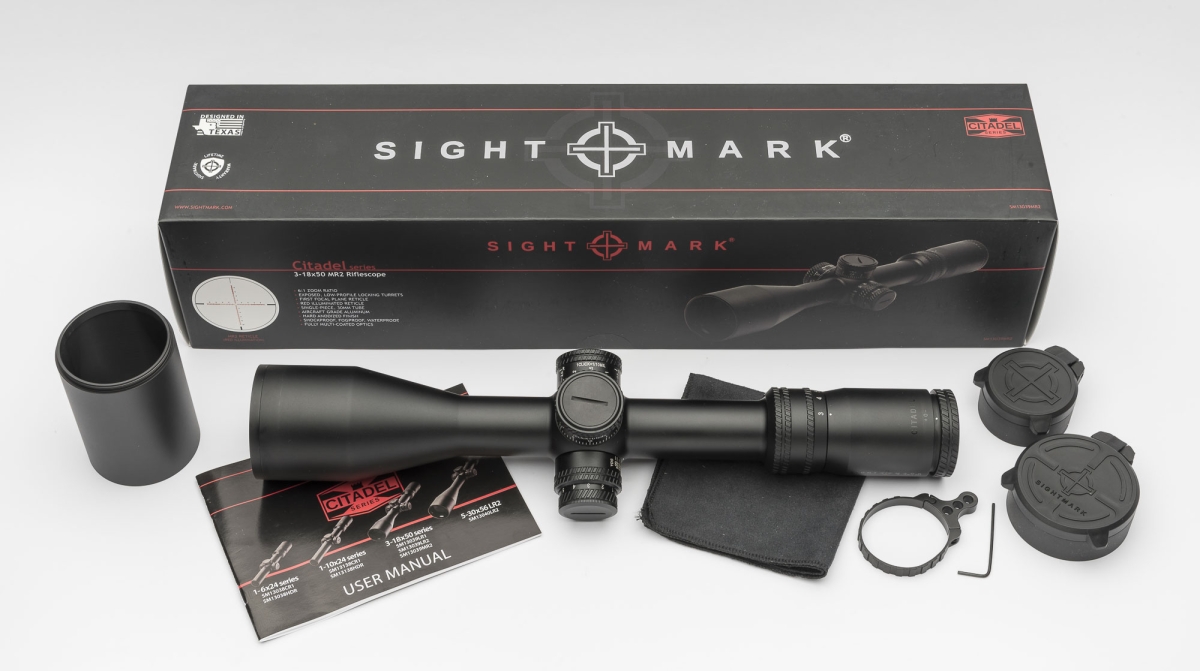 Sightmark Citadel 3-18x50 MR2, il cannocchiale da puntamento "all-round" Cannocchiale Sightmark Citadel 3-18x50 MR2